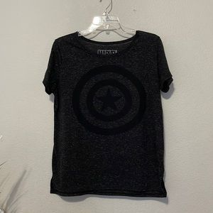 MARVEL CAPTAIN AMERICA T-SHIRT IN BLACK